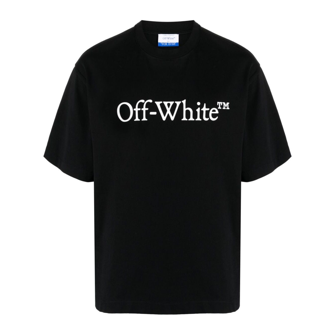 Off White T-shirts and Polos Black Topwear Off White