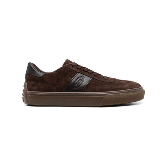 Tod's auburn brown/black calf suede/calf leather Sneakers Sneakers Tod'S