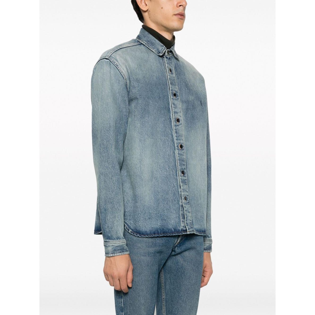 Saint Laurent Saint Laurent  Shirts Clear Blue