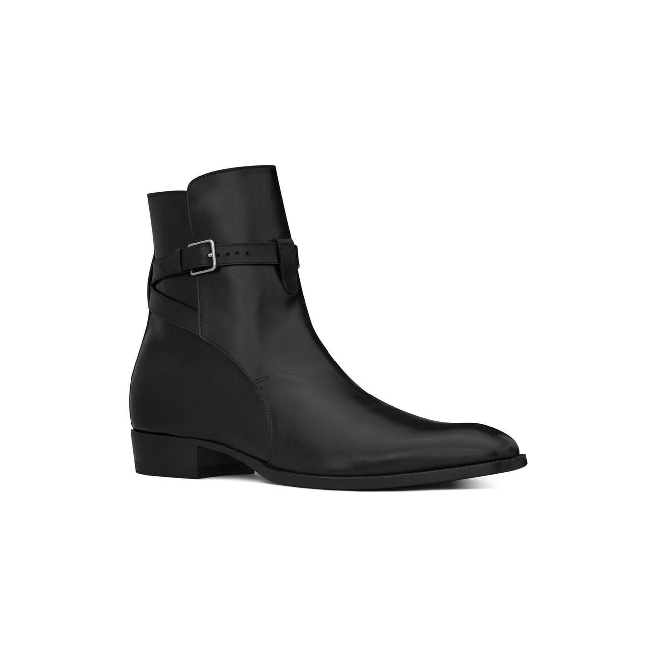 Saint Laurent  Wyatt Jodhpur leather boots Boots Boots Saint Laurent