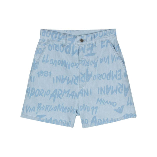 Emporio Armani Shorts Clear Blue Short trousers Emporio Armani