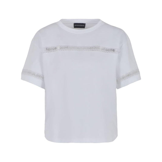 Emporio Armani T-shirts and Polos White Topwear Emporio Armani