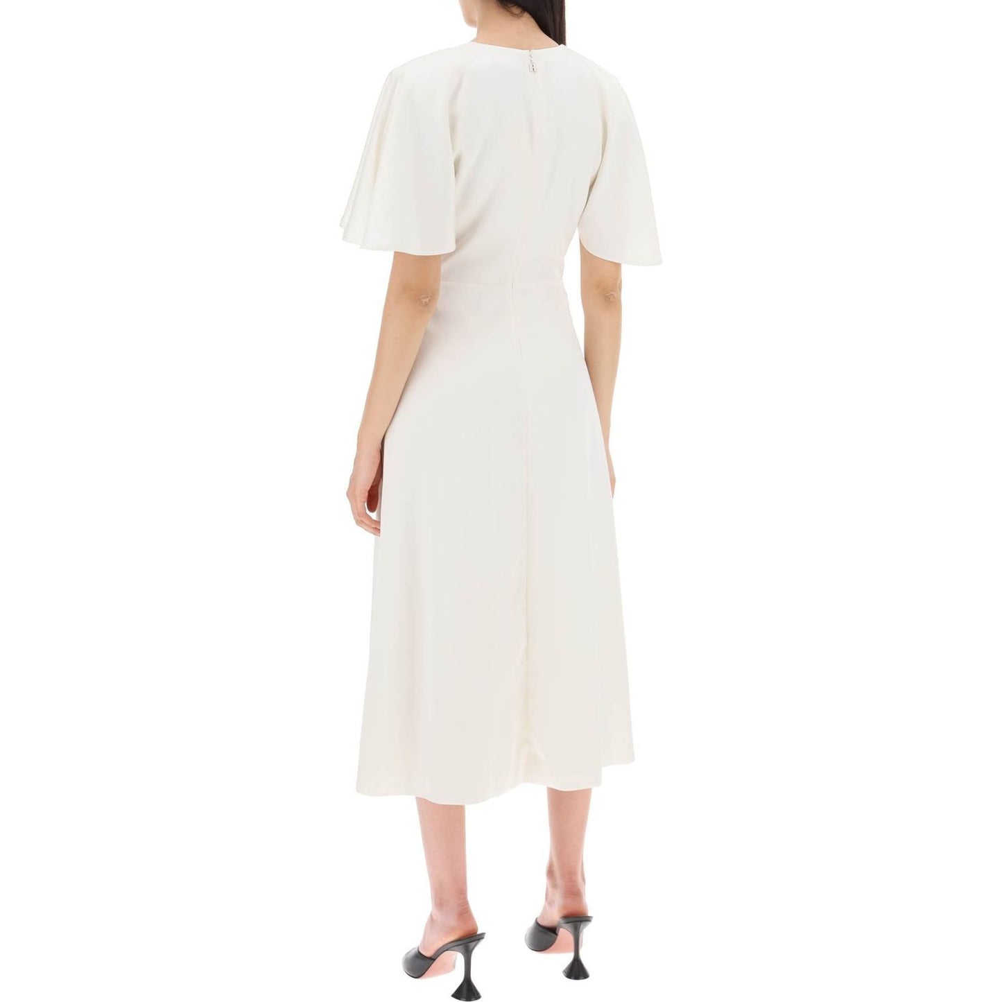 Rotate midi satin dress with butterfly sleeves Dresses Rotate