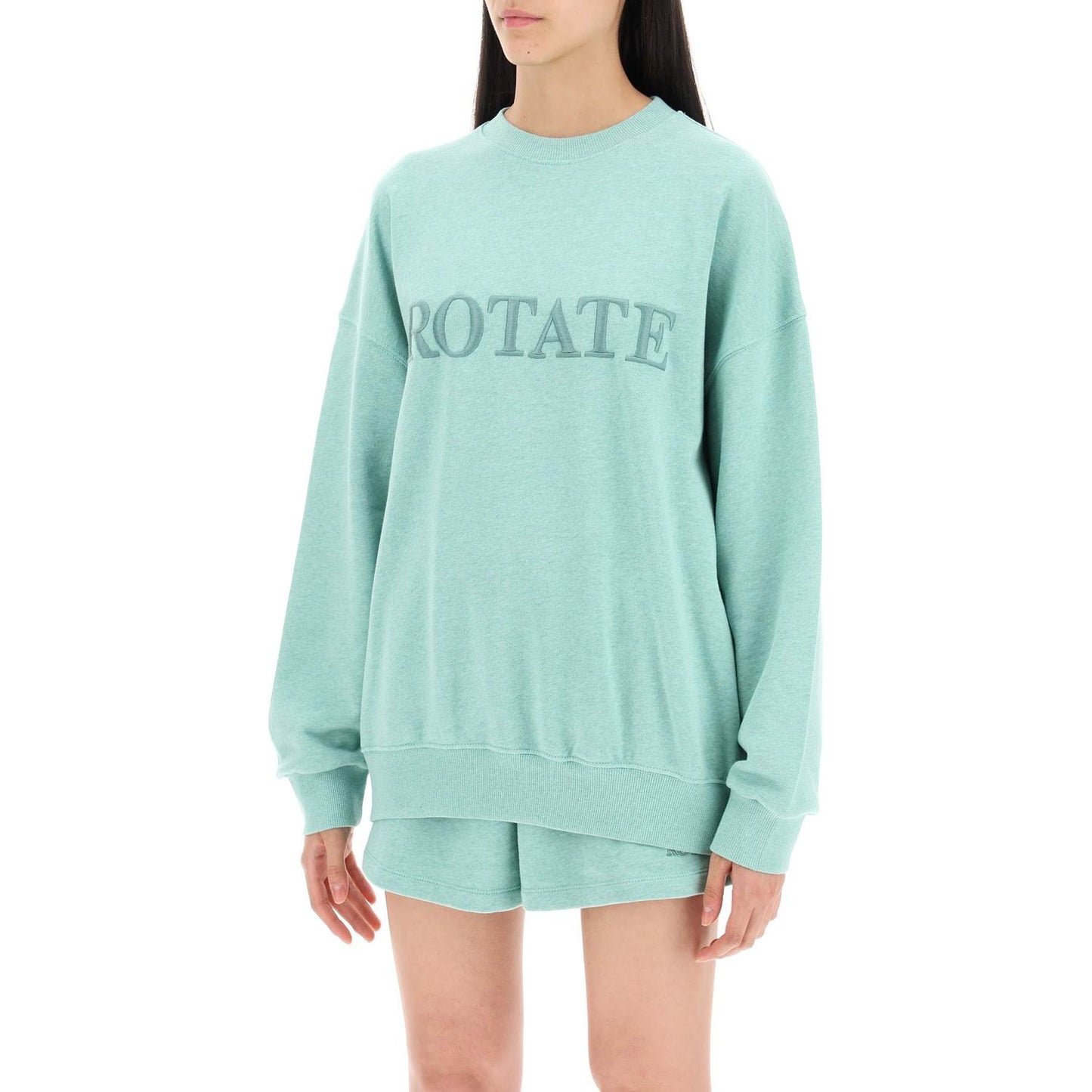 Rotate organic cotton crewneck sweatshirt Topwear Rotate