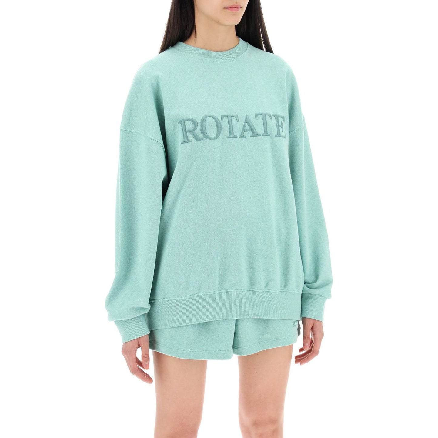 Rotate organic cotton crewneck sweatshirt Topwear Rotate