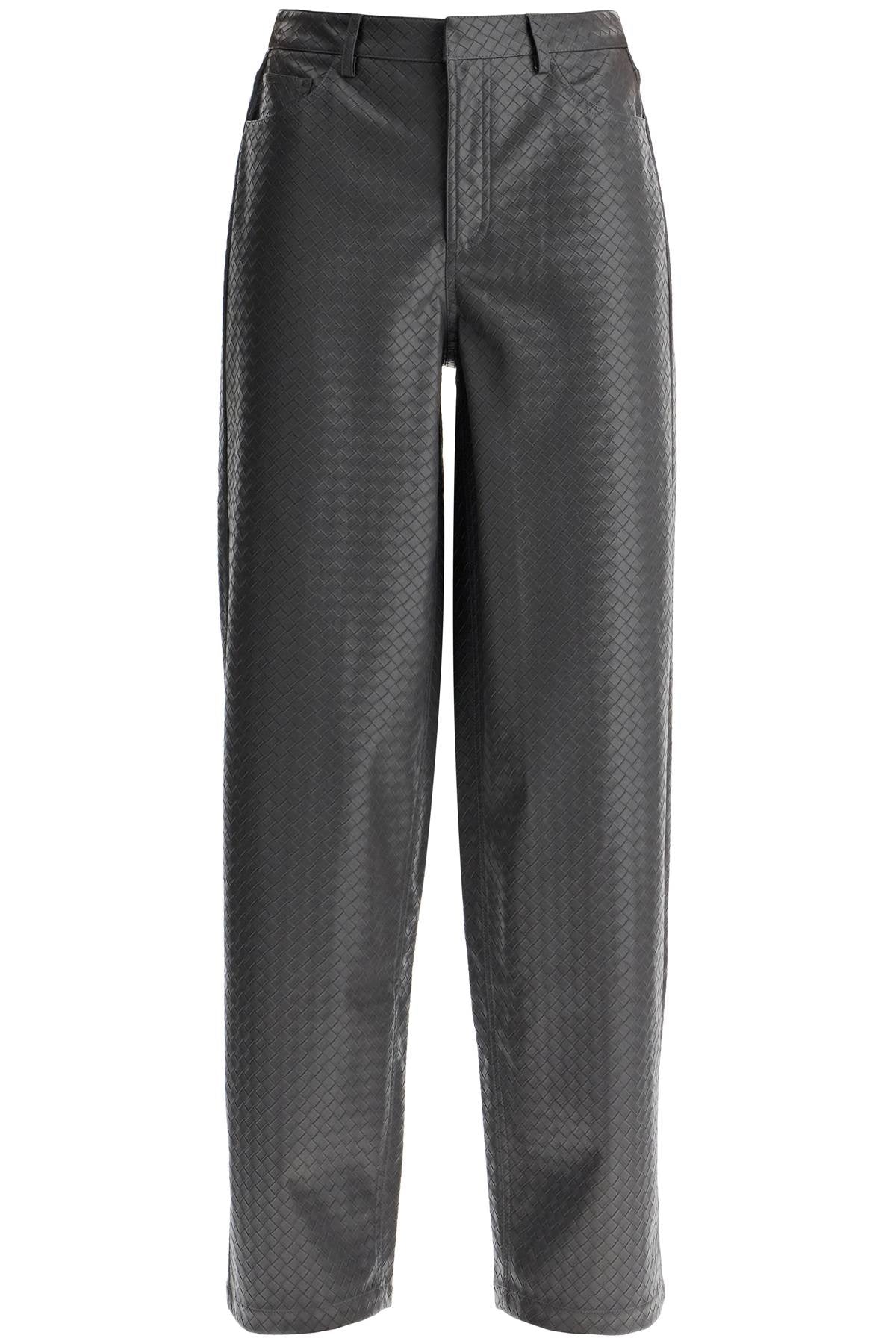 Rotate wide woven patterned trousers with a Trousers Rotate