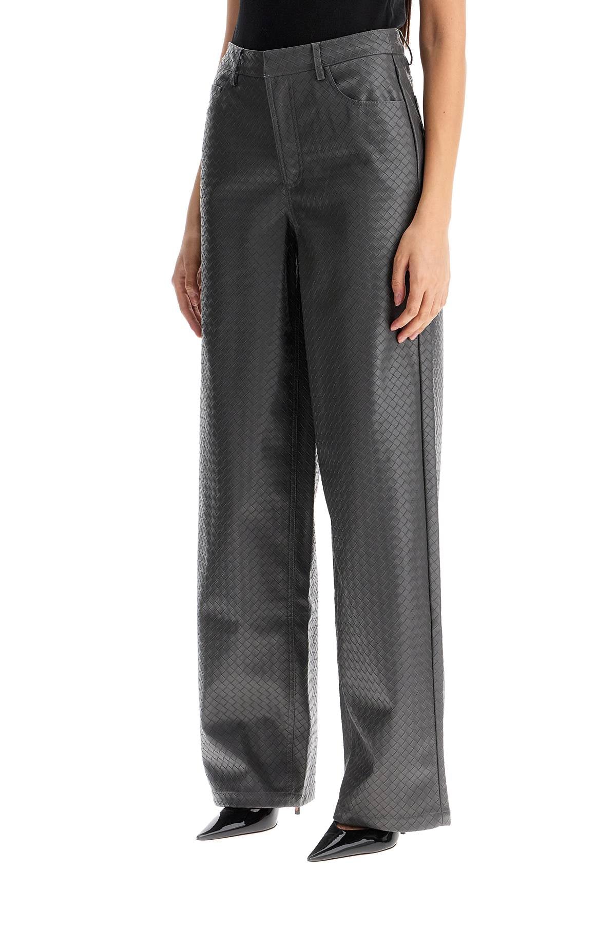 Rotate wide woven patterned trousers with a Trousers Rotate