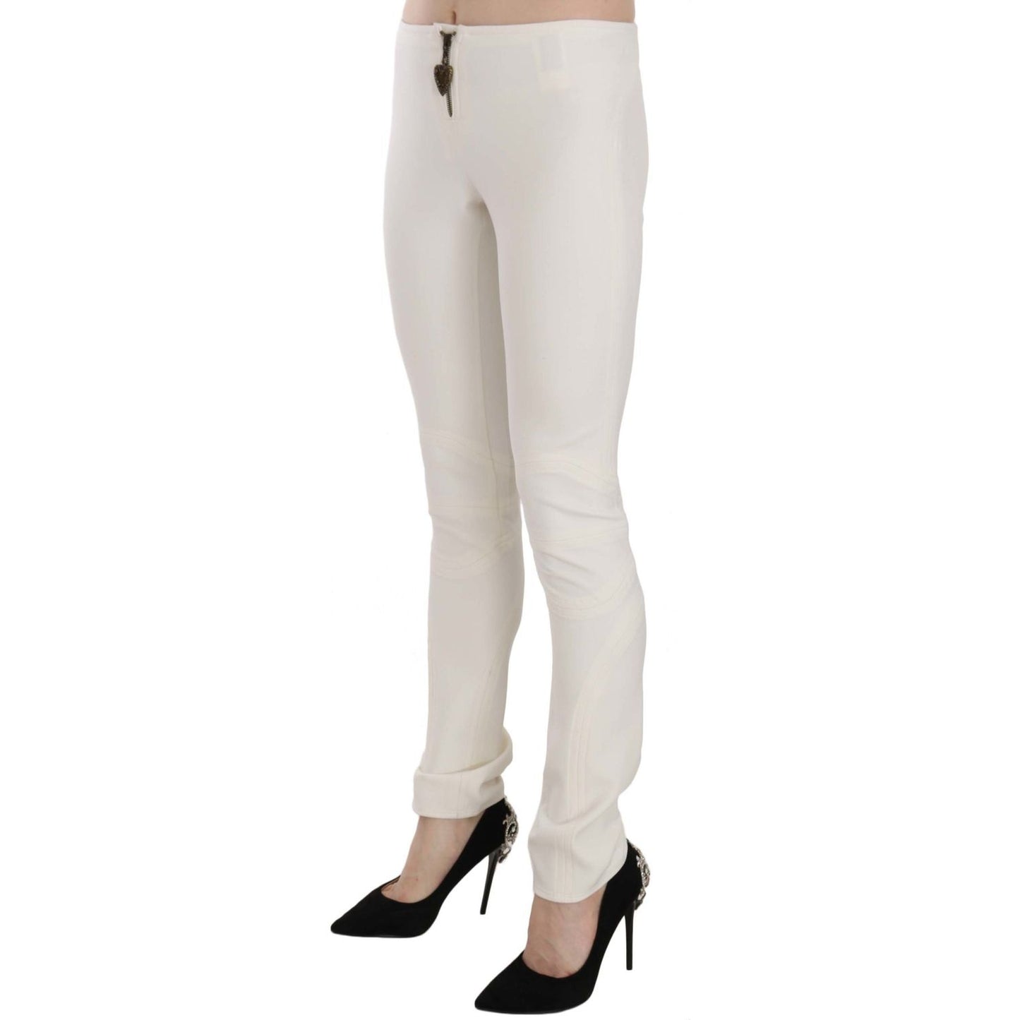 Just Cavalli Elegant Mid Waist Skinny Dress Pants Just Cavalli