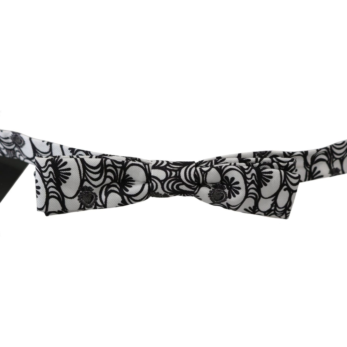 Dolce & Gabbana Exquisite Silk Bow Tie with Pattern Bow Tie Dolce & Gabbana