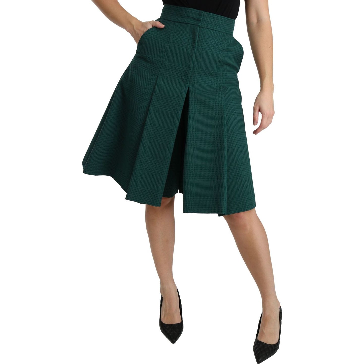 Dolce & Gabbana Elegant High Waist Knee Length Skirt Dolce & Gabbana