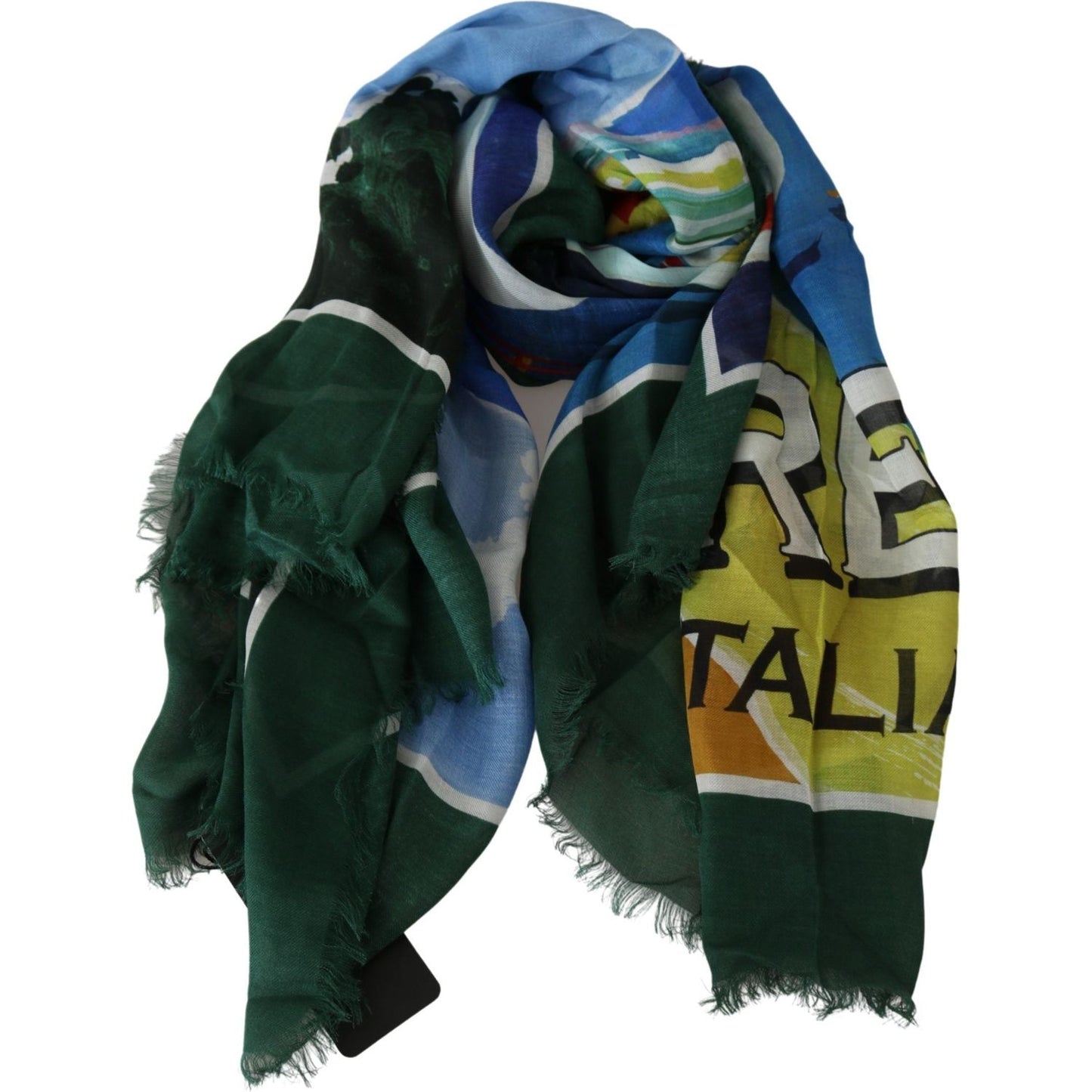 Dolce & Gabbana Elegant Multicolor Modal-Cashmere Men's Scarf Dolce & Gabbana