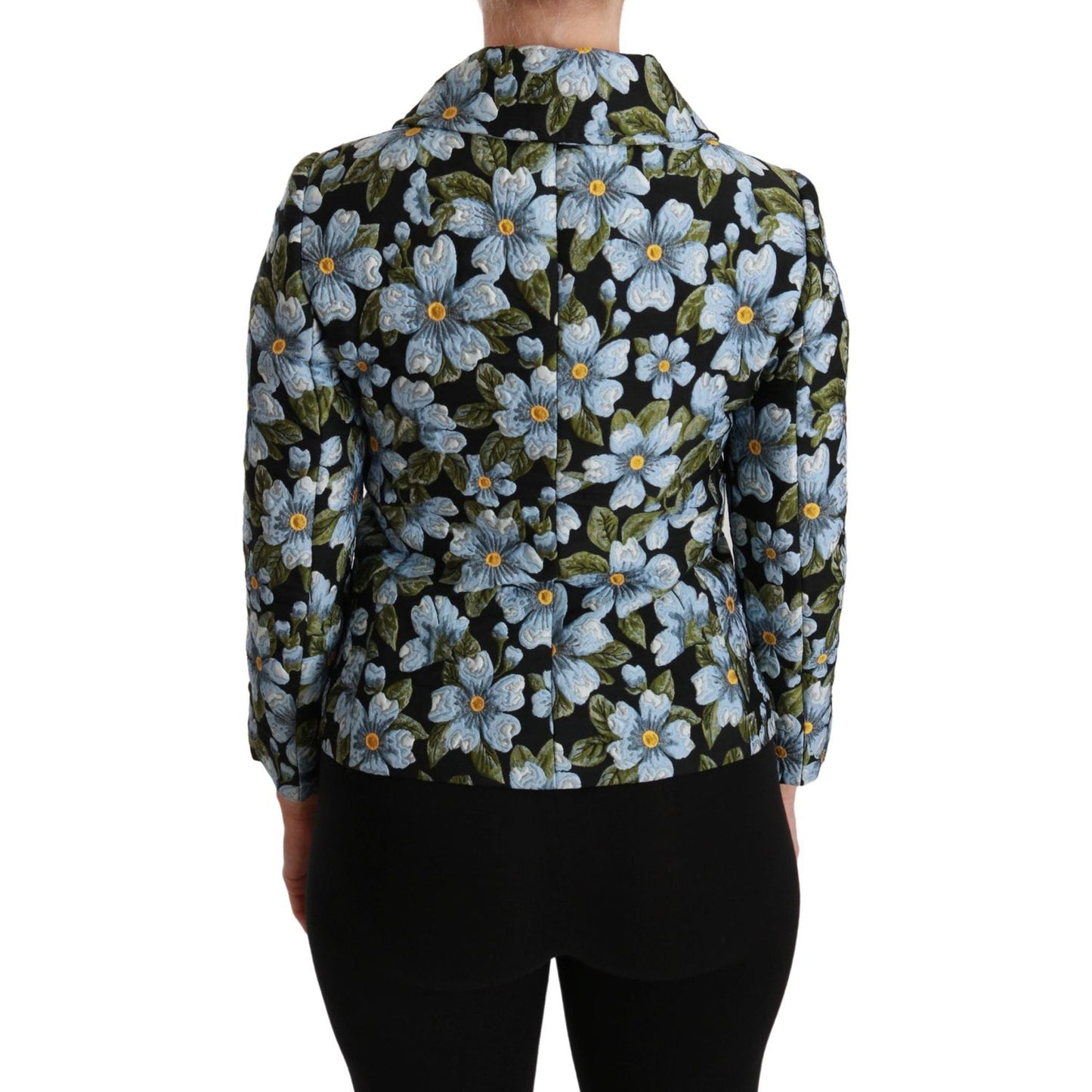 Dolce & Gabbana Elegant Floral Brocade Blazer Coat Jacket Dolce & Gabbana