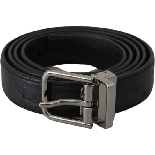 Dolce & Gabbana Elegant Exotic Skin Designer Belt Belt Dolce & Gabbana