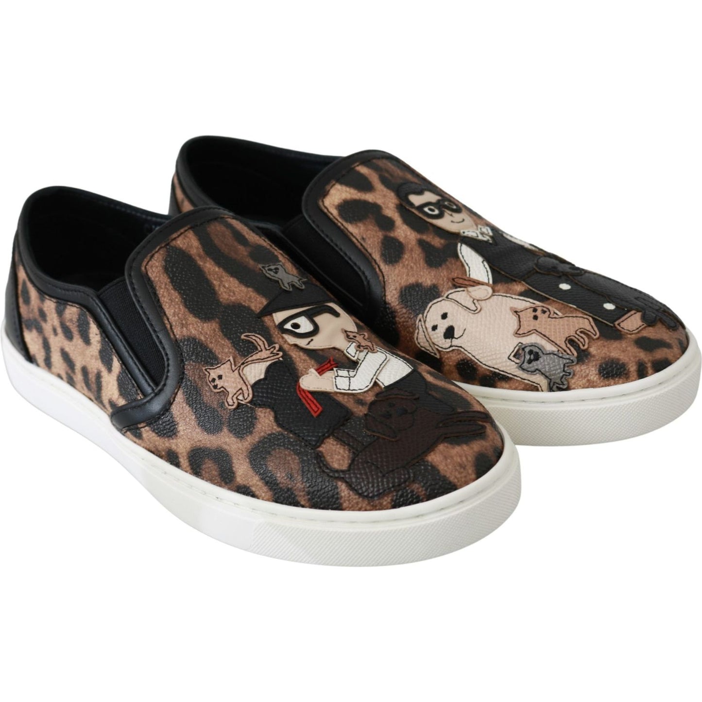 Dolce & Gabbana Chic Leopard Print Loafers for Elegant Comfort Dolce & Gabbana