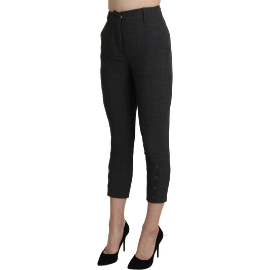 Ermanno Scervino Chic High Waist Capri Cropped Pants Ermanno Scervino