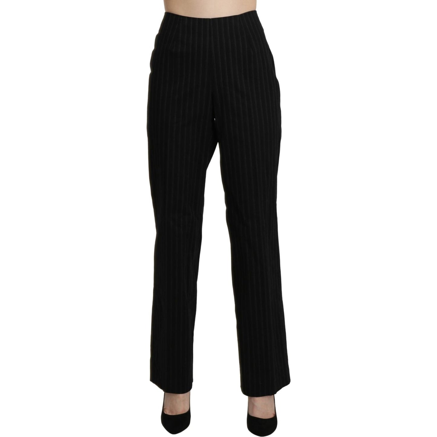 BENCIVENGA Elegant High Waist Black Pants Jeans & Pants BENCIVENGA