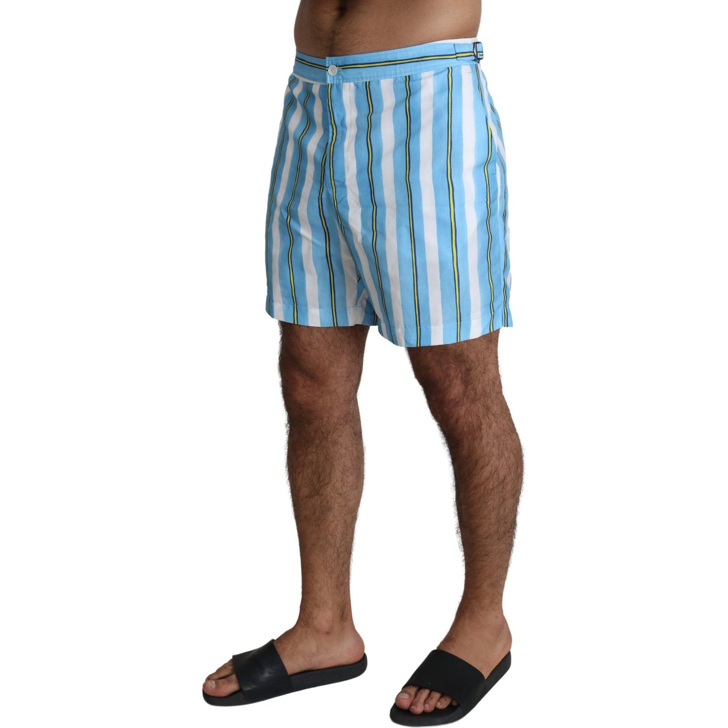 Dolce & Gabbana Striped Elegance Swim Shorts