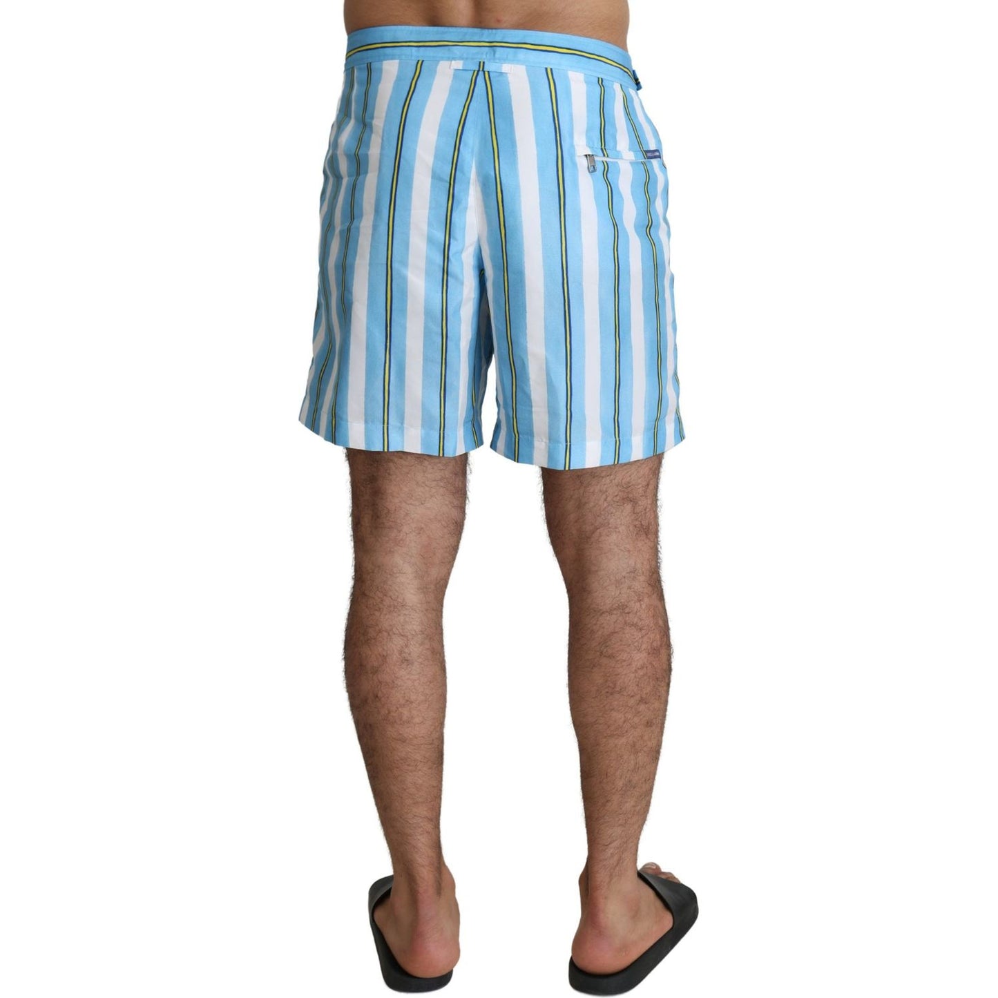 Dolce & Gabbana Striped Elegance Swim Shorts Dolce & Gabbana