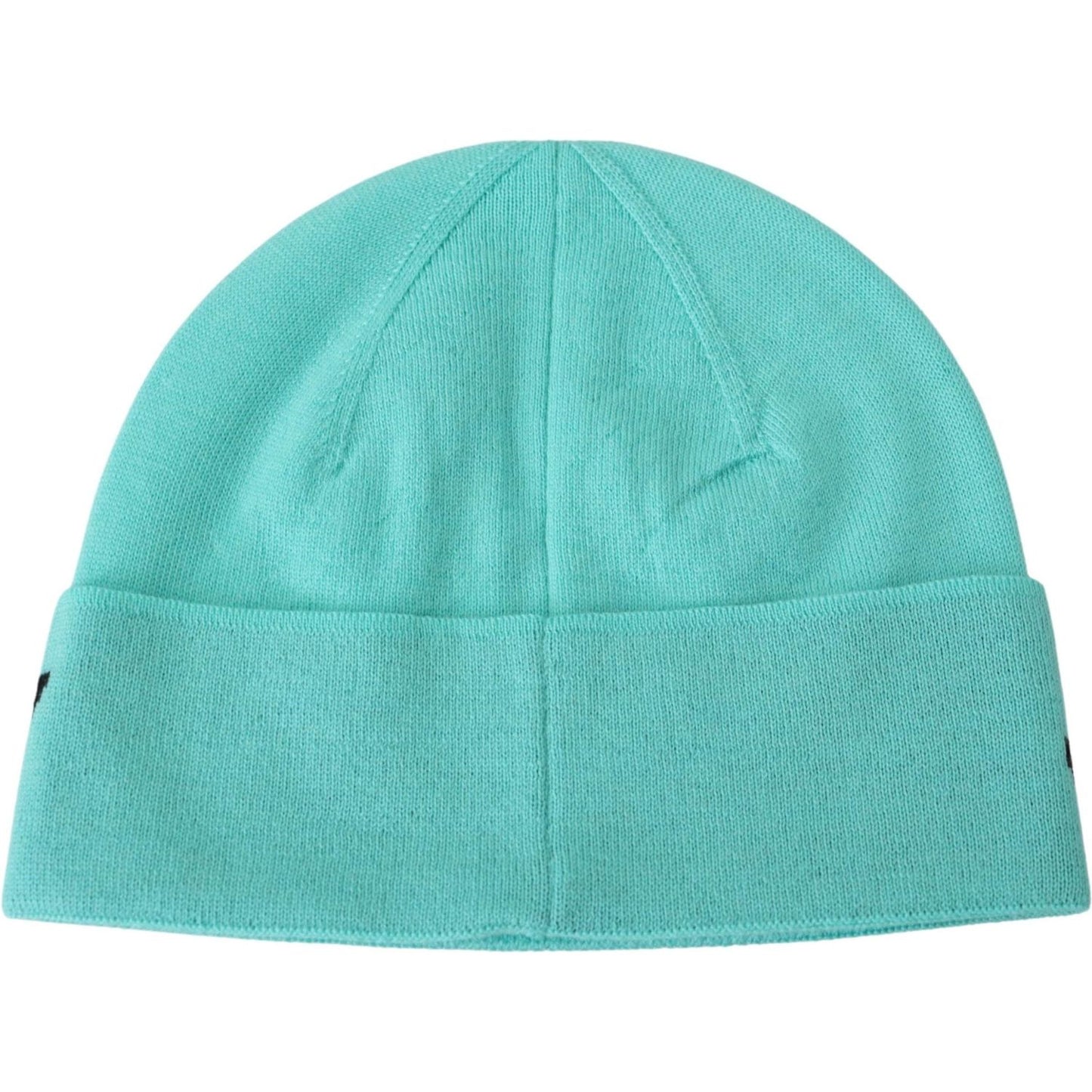 Givenchy Aquamarine Green Wool Beanie with Signature Logo Beanie Hat Givenchy