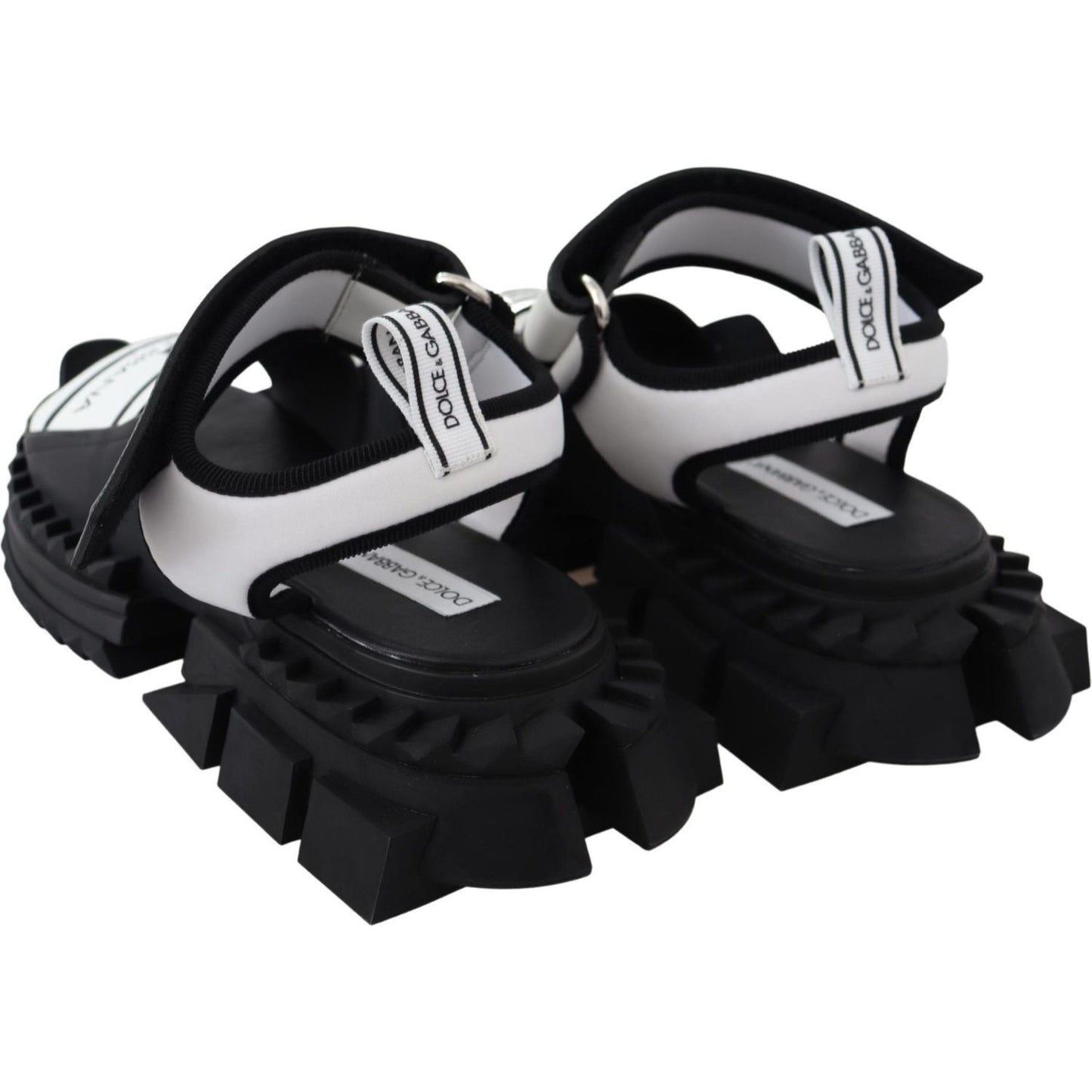 Dolce & Gabbana Super King Slider Sandals in Monochrome Dolce & Gabbana