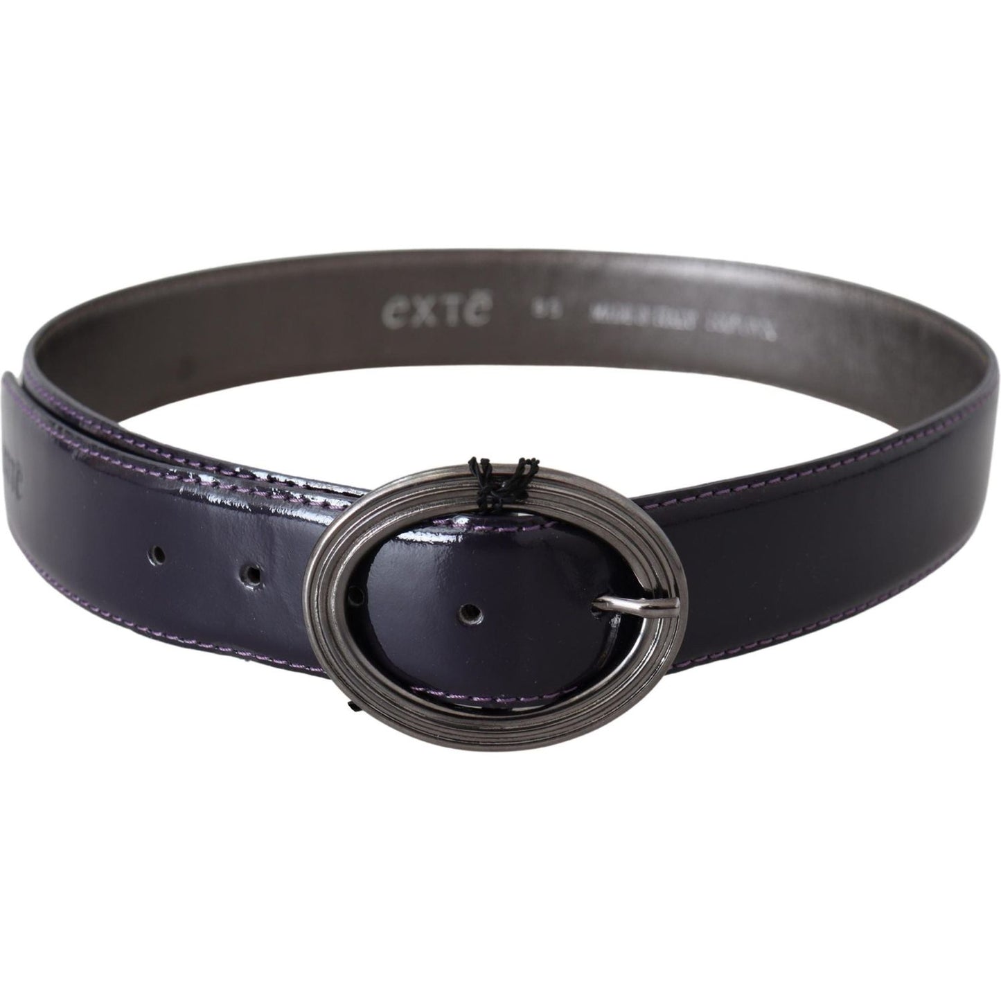 Exte Elegant Purple Leather Waist Belt Belt Exte