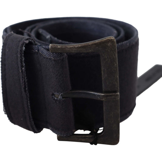 Ermanno Scervino Elegant Black Leather Classic Belt Belt Ermanno Scervino