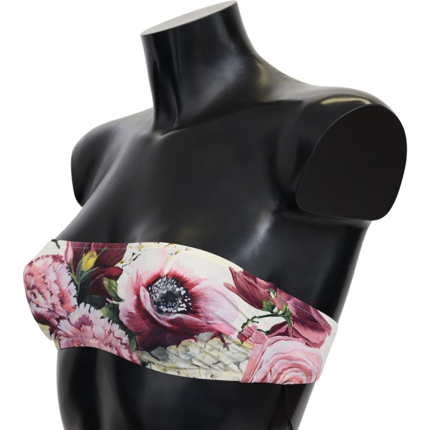 Dolce & Gabbana Multicolor Floral Bikini Top - Elegant Summer Wear Dolce & Gabbana