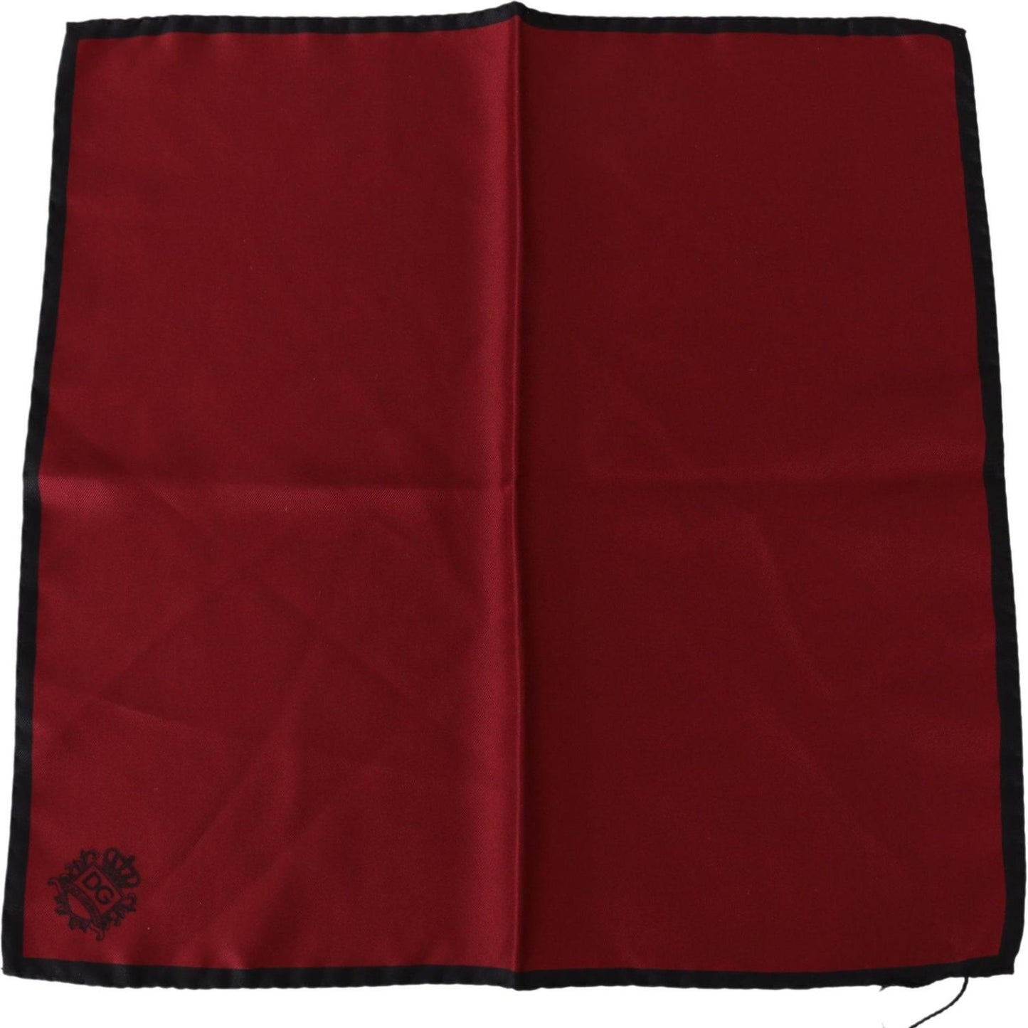 Dolce & Gabbana Elegant Red Silk Square Handkerchief