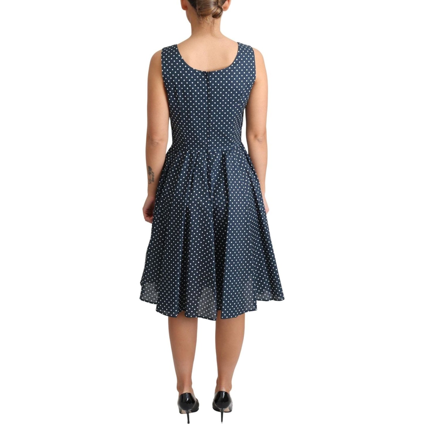 Dolce & Gabbana Polka Dot Sleeveless A-Line Dress Dolce & Gabbana