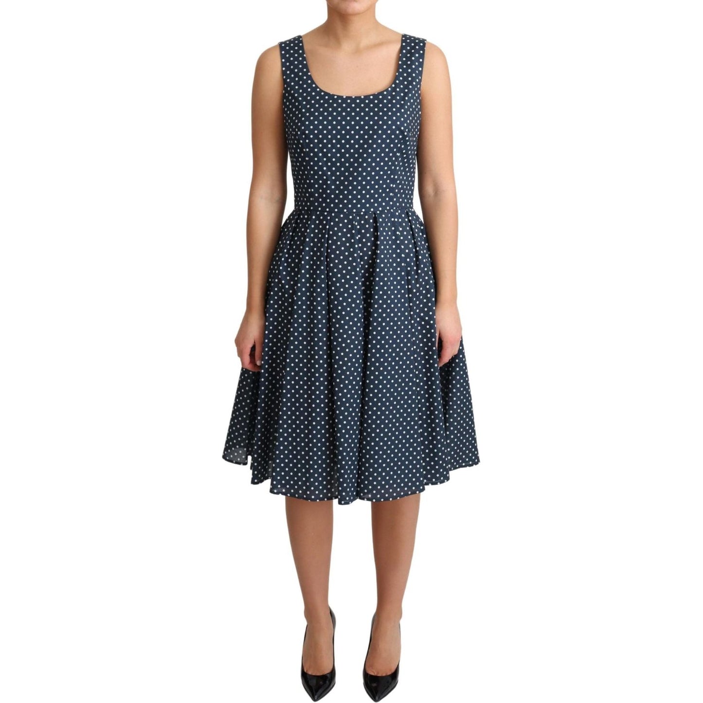 Dolce & Gabbana Polka Dot Sleeveless A-Line Dress Dolce & Gabbana