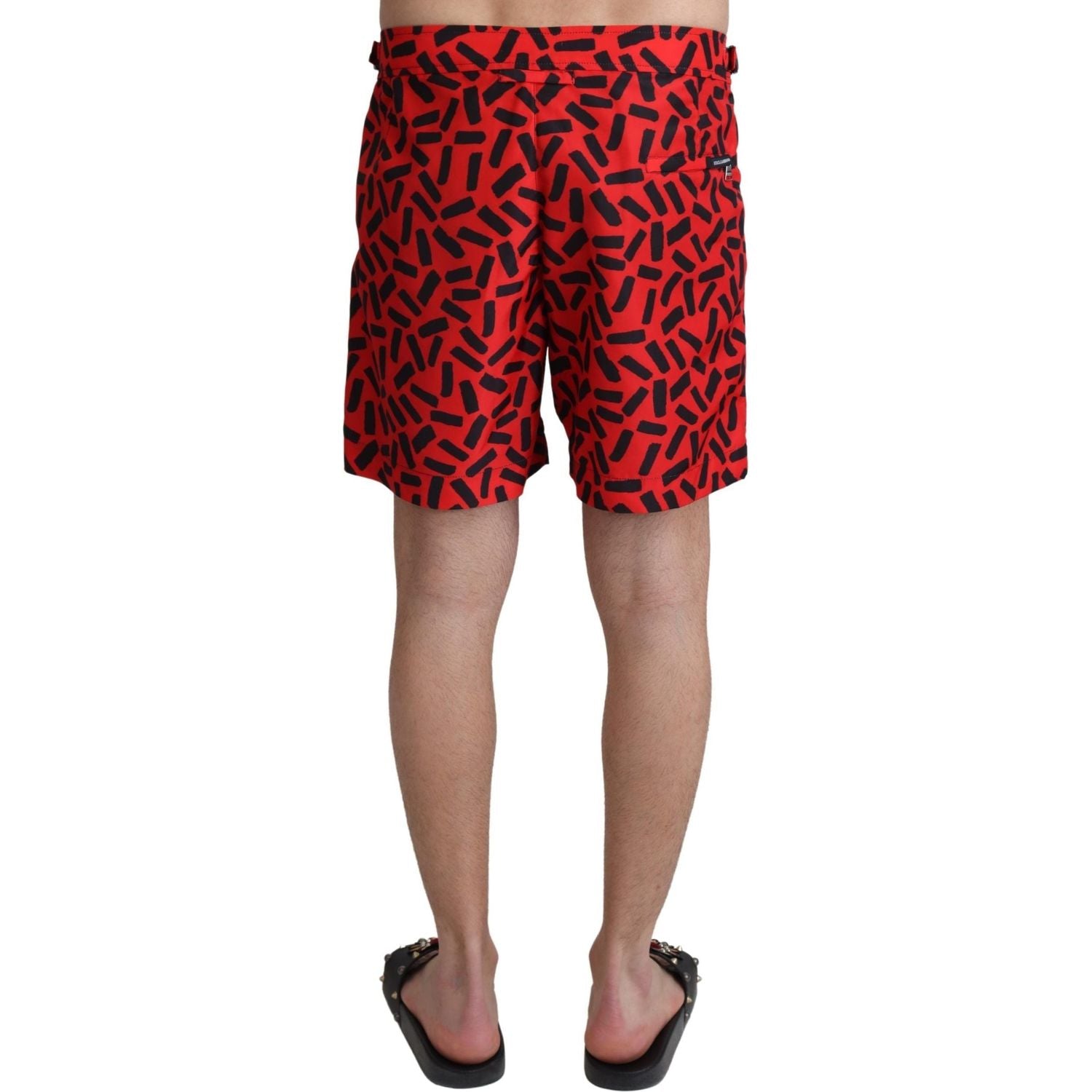 Dolce & Gabbana Chic Red Swim Trunks Boxer Shorts