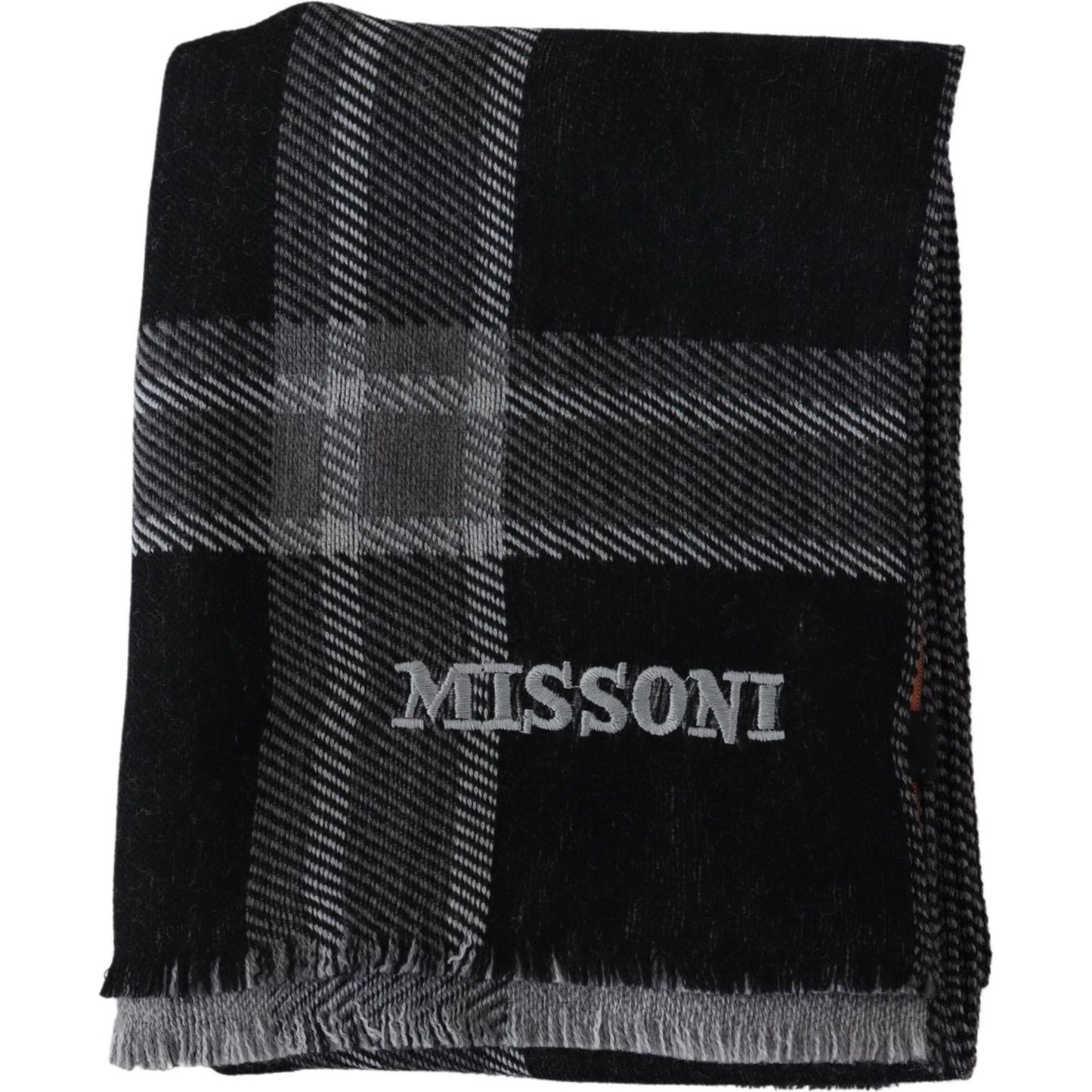 Missoni Elegant Woolen Striped Scarf Missoni