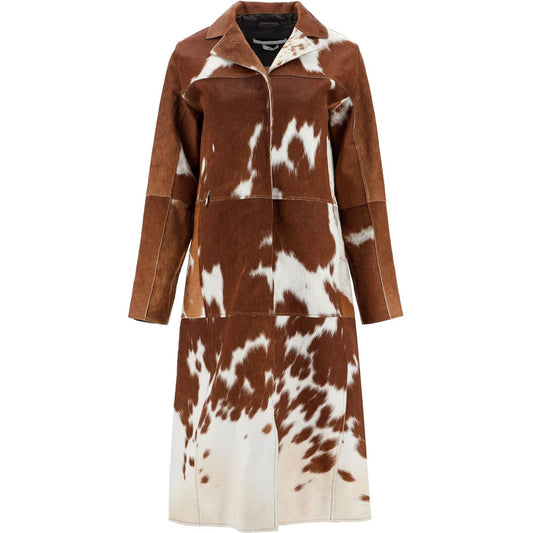 Saks Potts long gio coat in pony hair Jackets Saks Potts