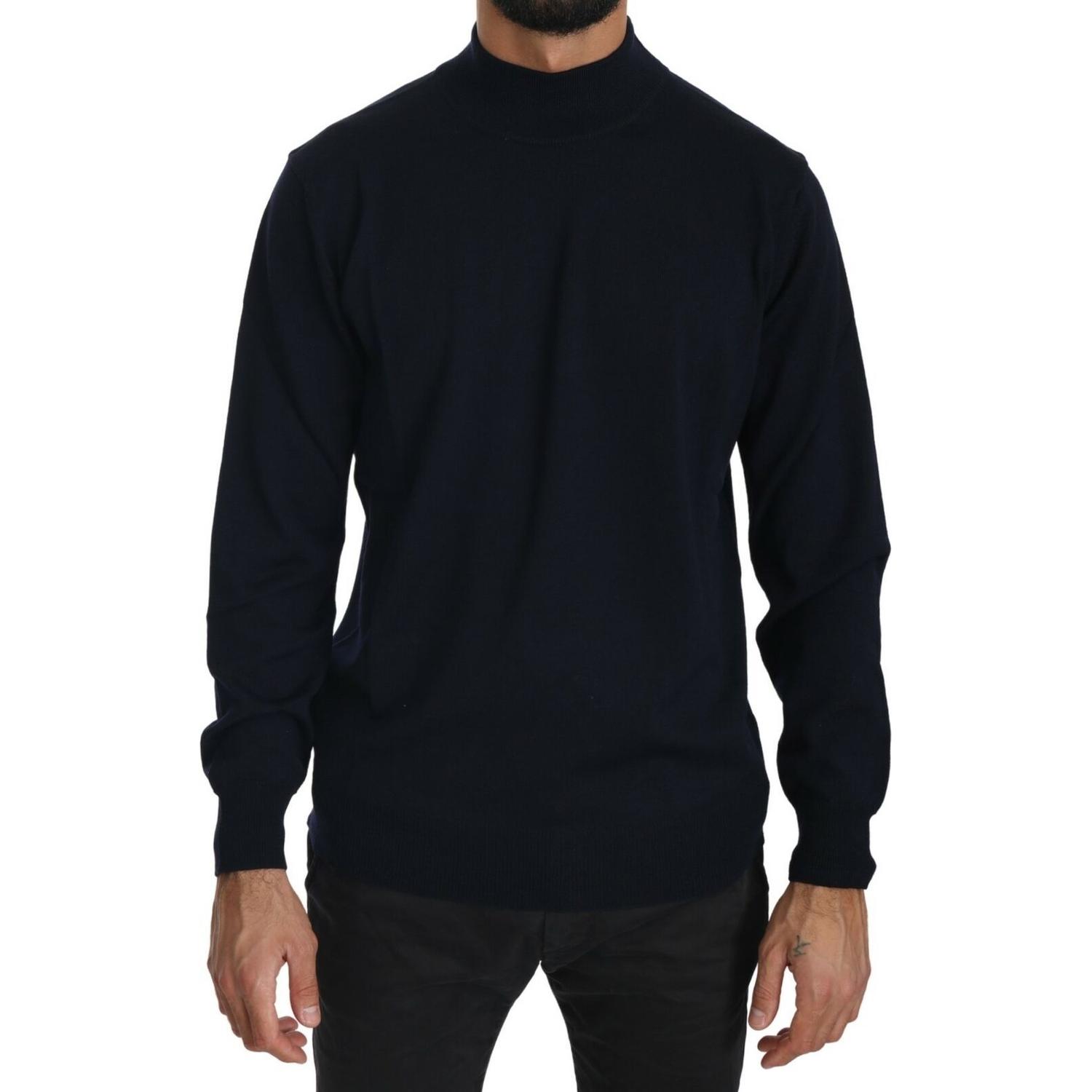 MILA SCHÖN Elegant Dark Blue Pullover Sweater