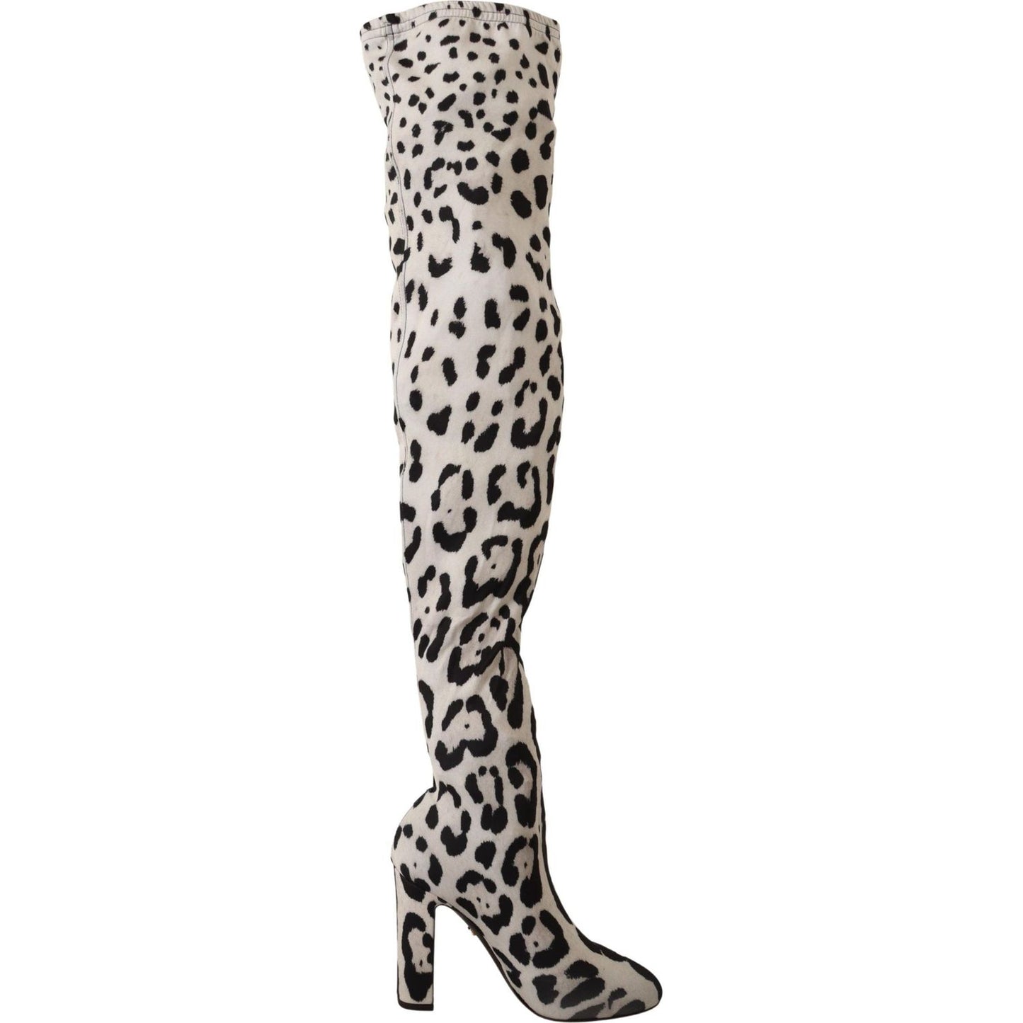 Dolce & Gabbana Chic Leopard High-Heel Over-Knee Boots Dolce & Gabbana