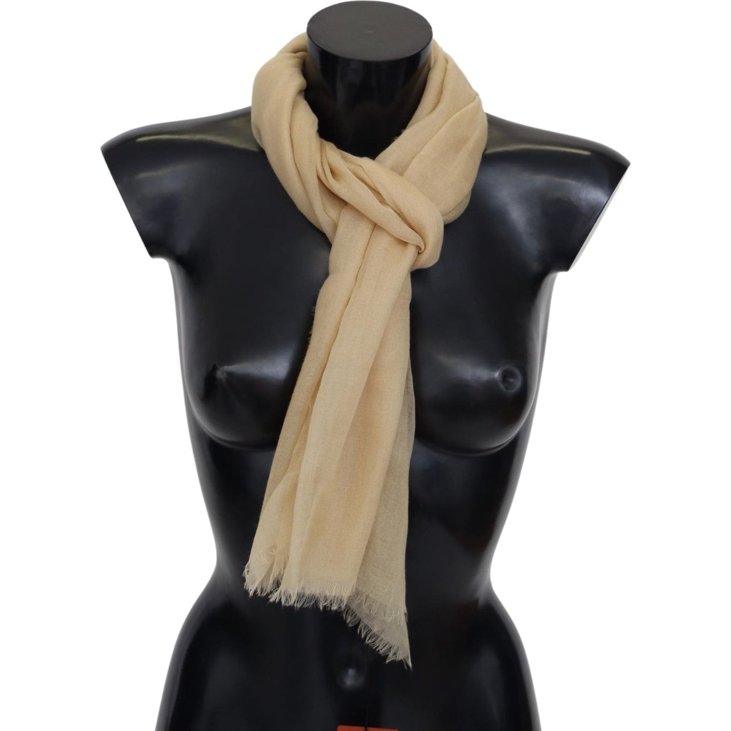 Missoni Elegant Cashmere Scarf in Beige Missoni