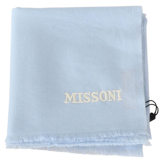 Missoni Luxurious Cashmere Scarf with Logo Embroidery Missoni