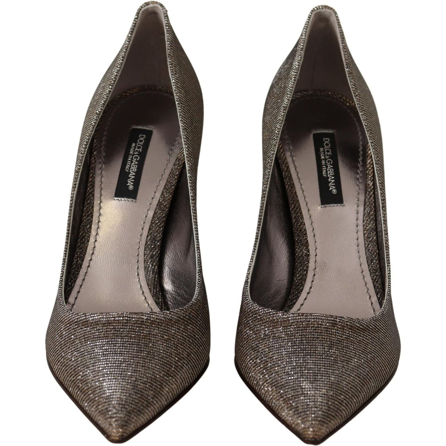 Dolce & Gabbana Elegant Silver Heels Pumps Classic Dolce & Gabbana