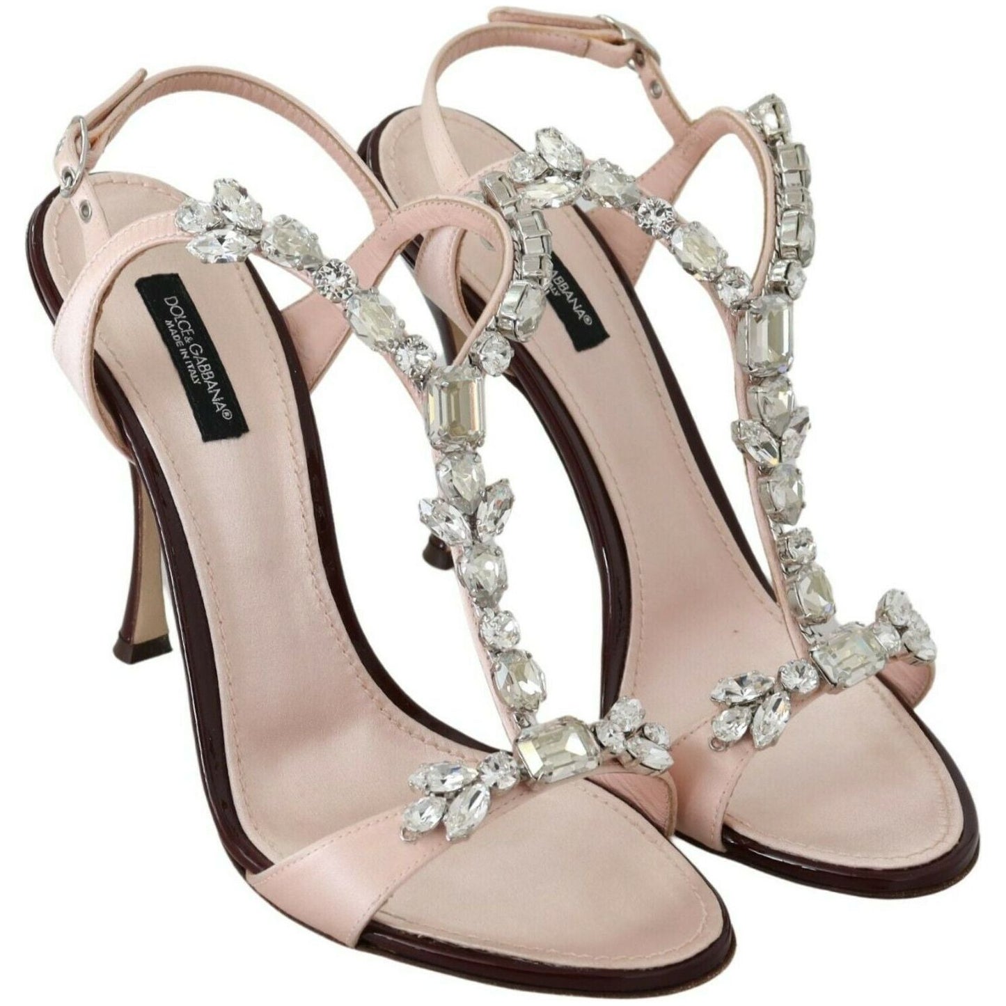 Dolce & Gabbana Crystal-Embellished Stiletto Sandals Dolce & Gabbana