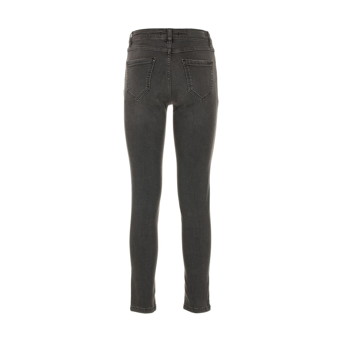 Chic Grey Imperfect Denim Elegance Jeans & Pants Imperfect