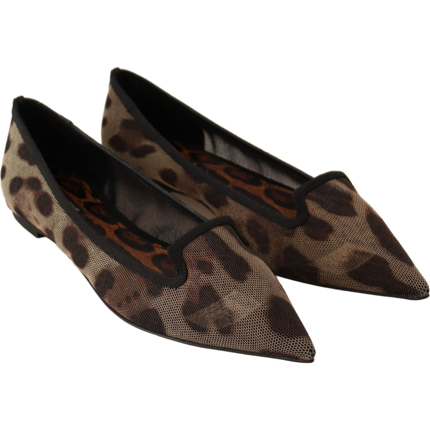 Dolce & Gabbana Elegant Leopard Print Flat Loafers WOMAN LOAFERS Dolce & Gabbana