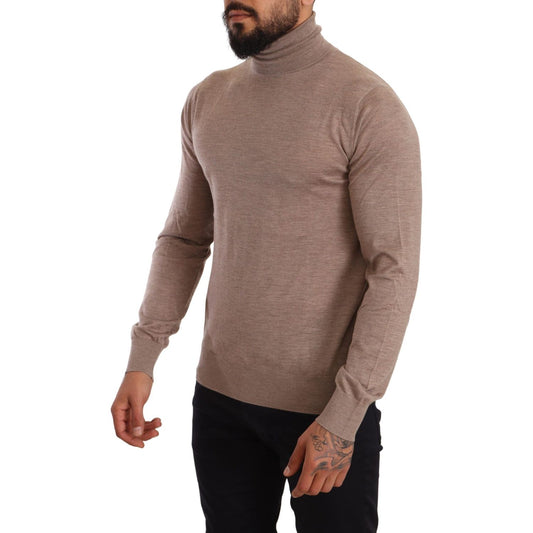 Dolce & Gabbana Elegant Cashmere Turtleneck Sweater Dolce & Gabbana Dim Gray