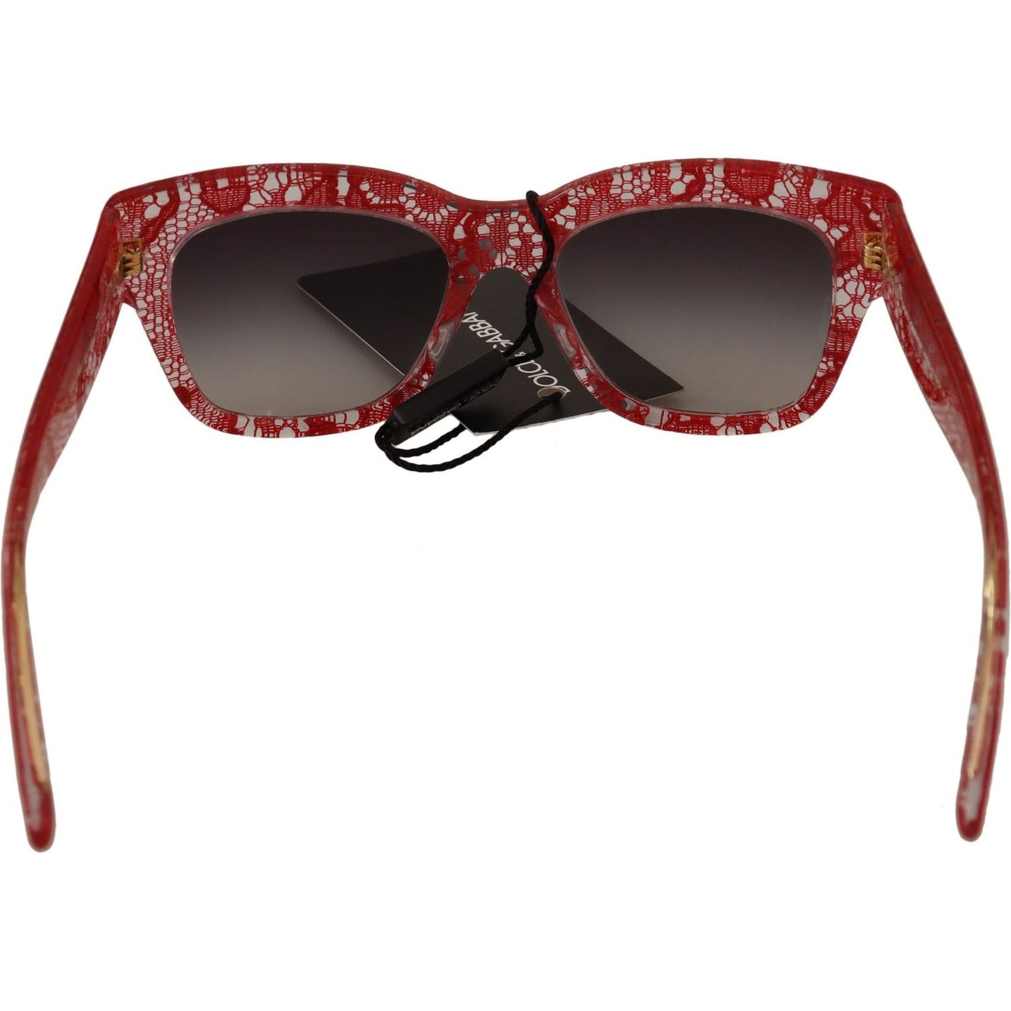 Dolce & Gabbana Elegant Sicilian Lace Insert Sunglasses WOMAN SUNGLASSES Dolce & Gabbana