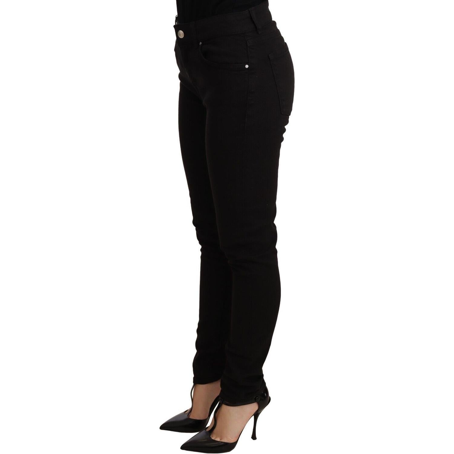 Dolce & Gabbana Elegant Slim-Fit Black Skinny Jeans