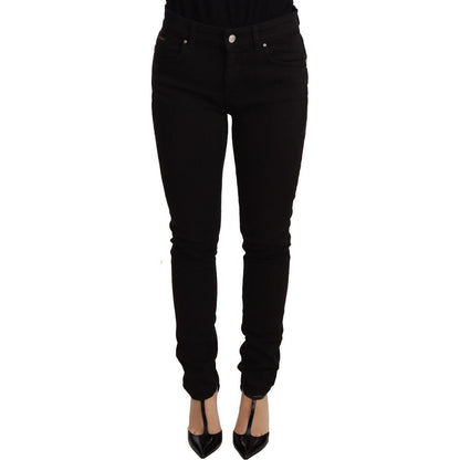 Dolce & Gabbana Elegant Slim-Fit Black Skinny Jeans Dolce & Gabbana