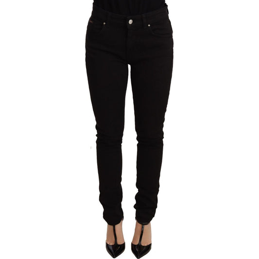 Dolce & Gabbana Elegant Slim-Fit Black Skinny Jeans Dolce & Gabbana