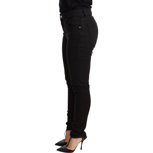 Dolce & Gabbana Elegant Slim-Fit Mid Waist Skinny Jeans Jeans & Pants Dolce & Gabbana