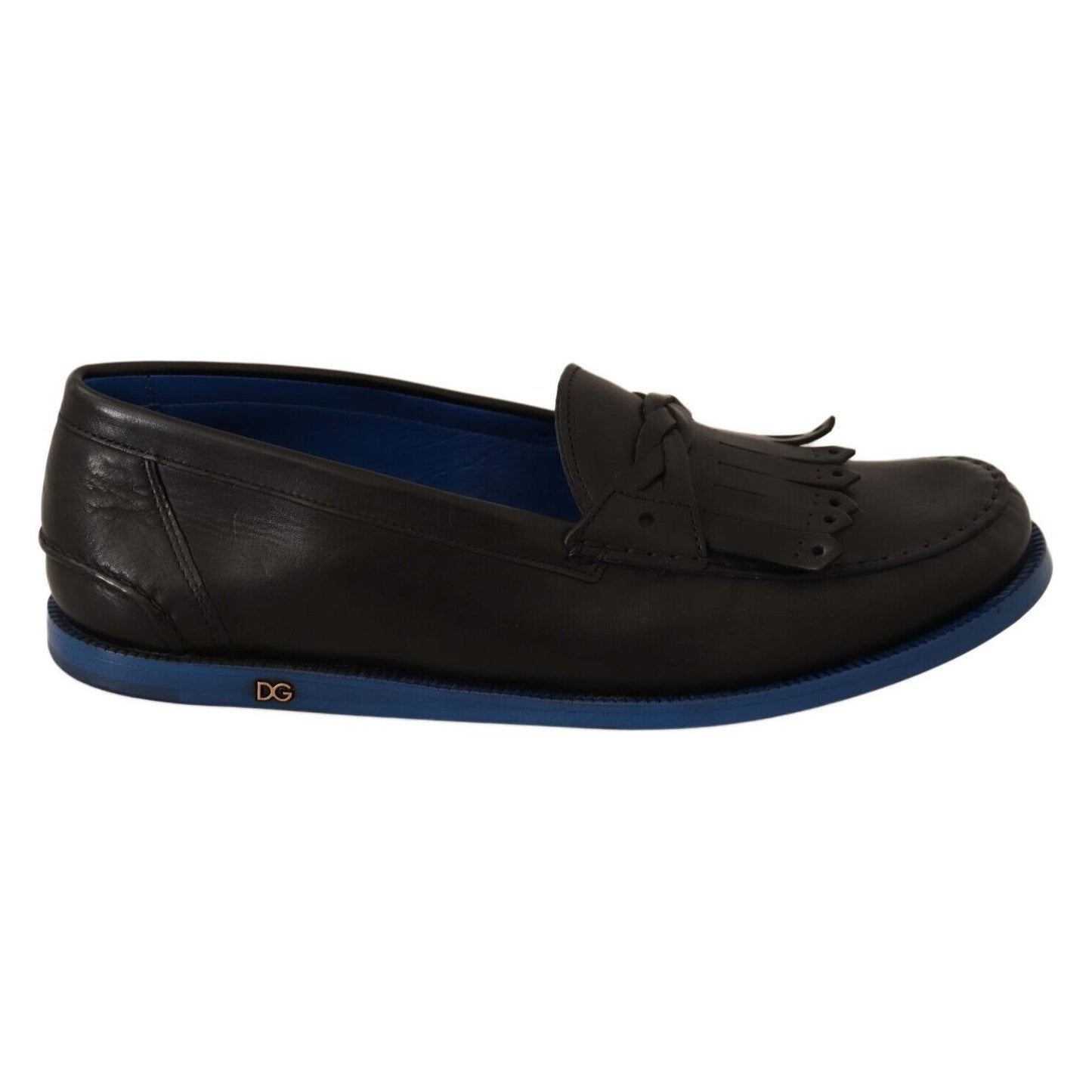 Dolce & Gabbana Italian Luxury Leather Tassel Loafers MAN LOAFERS Dolce & Gabbana