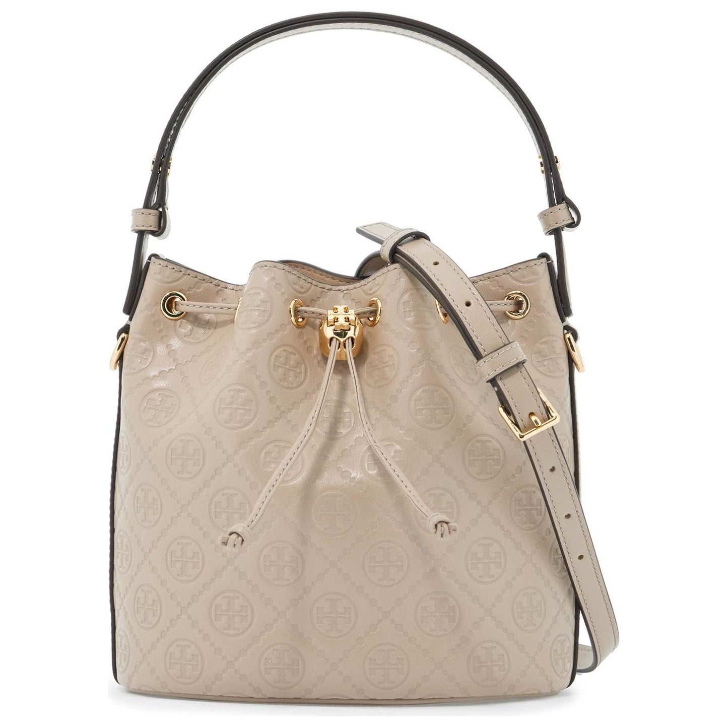 Tory Burch ma\n\nmonogram t bucket bag with Handbag Tory Burch