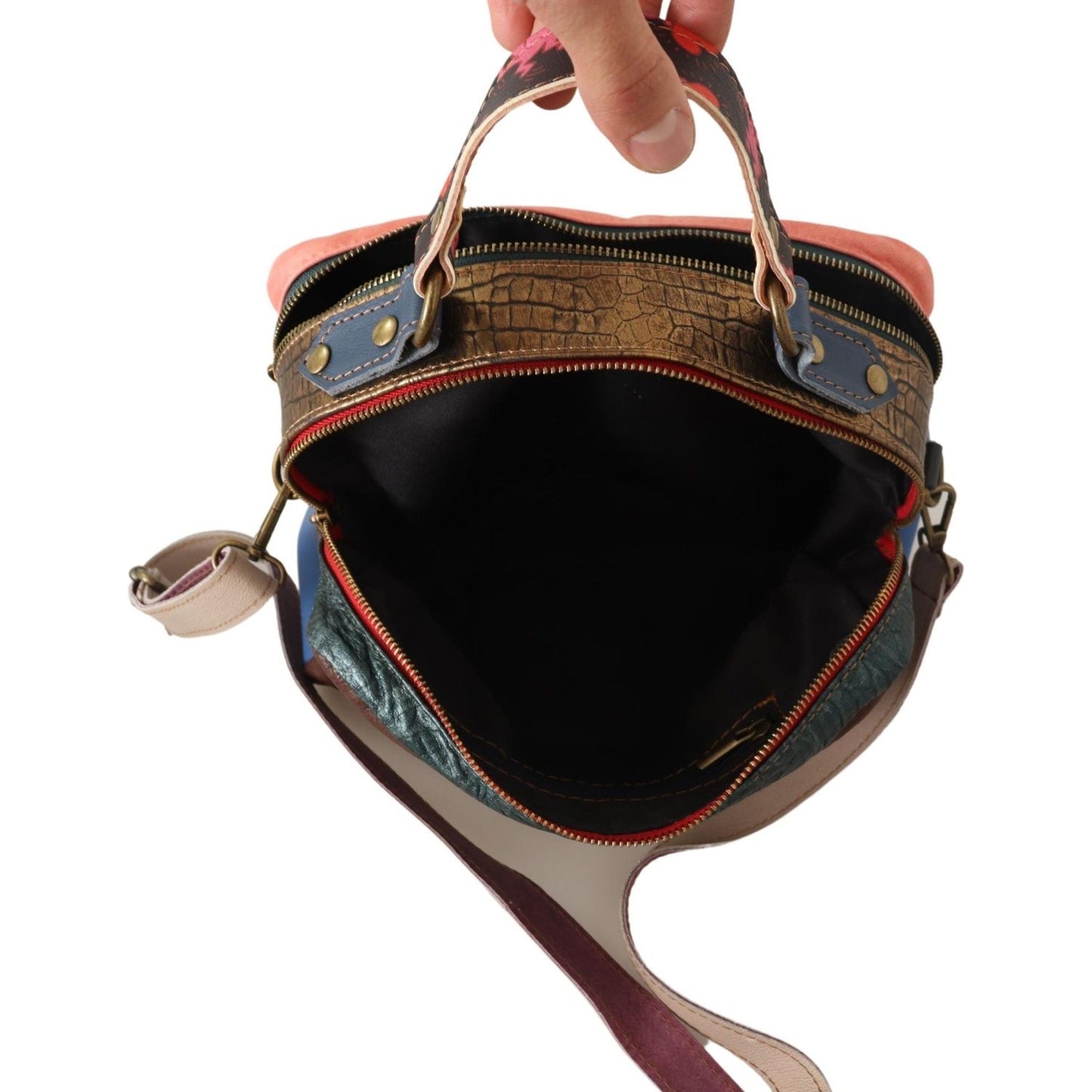 EBARRITO Chic Multicolor Leather Shoulder Bag WOMAN SHOULDER BAGS EBARRITO